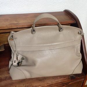 Authentic Furla Leather Handbag Lock and Key